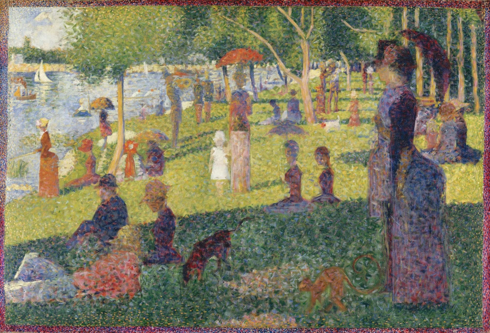 Seurat - Study for "A Sunday on La Grande Jatte"
