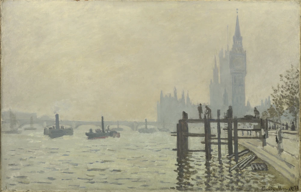 Monet - The Thames below Westminster