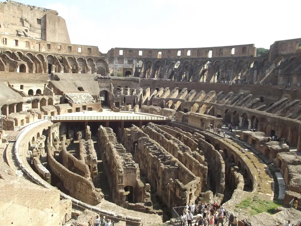 The Colliseum, Rome. Downloaded from Wallhaven. Author and rights unknown - please get in touch for crediting, or if there's any issue.