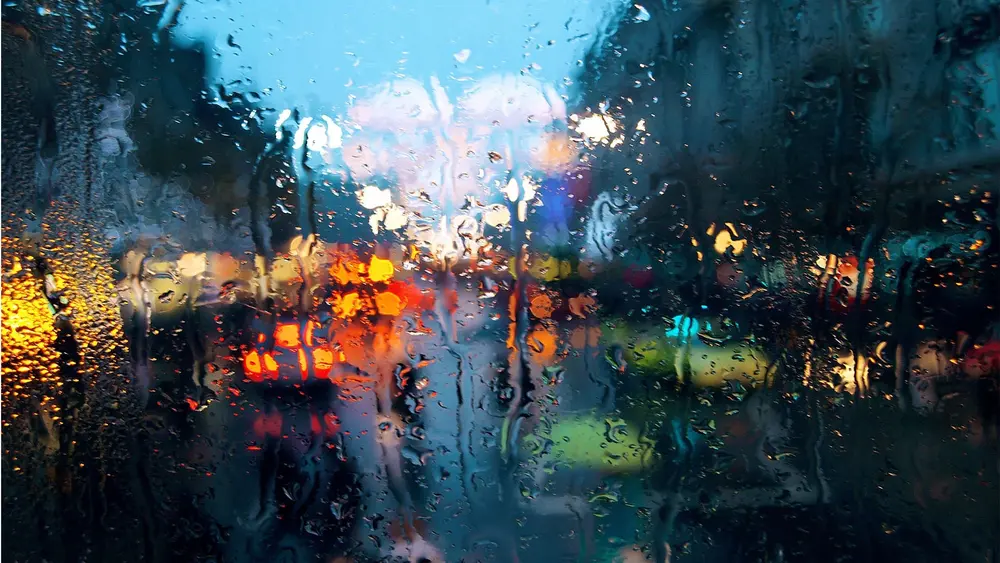 Photography - rain coming down a window - probably a London bus :~) Downloaded from Wallhaven. Author and rights unknown - please get in touch for crediting, or if there's any issue.
