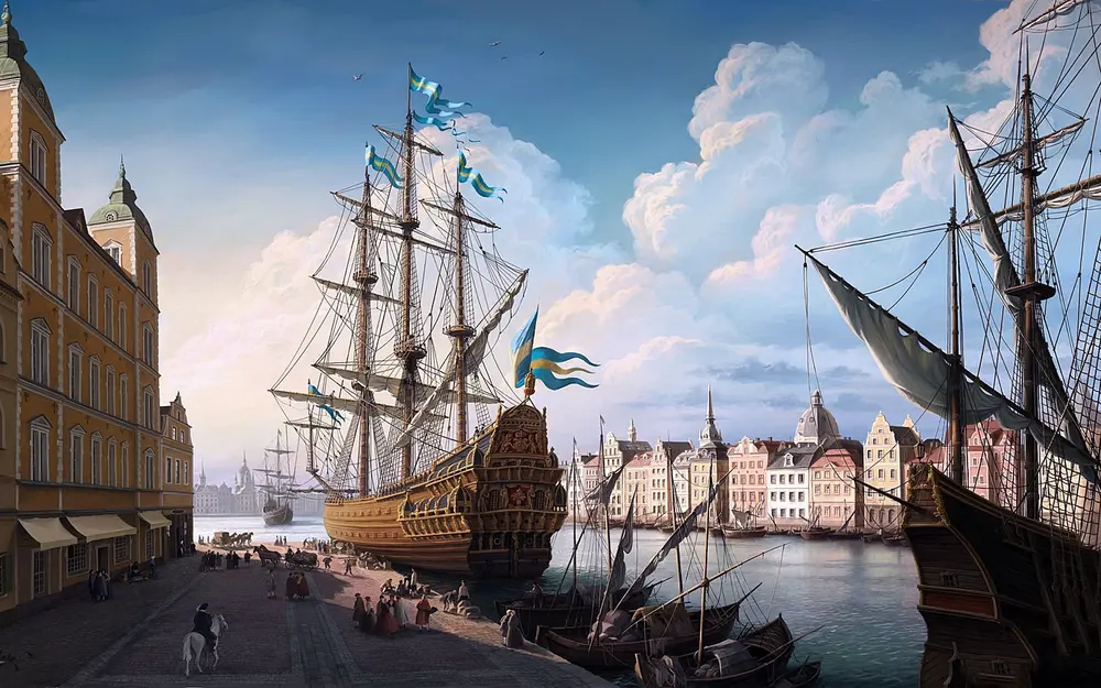 Tall Ships. Downloaded from Wallhaven. Author and rights unknown - please get in touch for crediting, or if there's any issue.